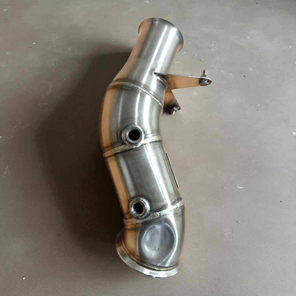 4 Inch N55 Racing Downpipe For BMW 335i, 435i, M2, M135i, M235i (EWG & PWG)