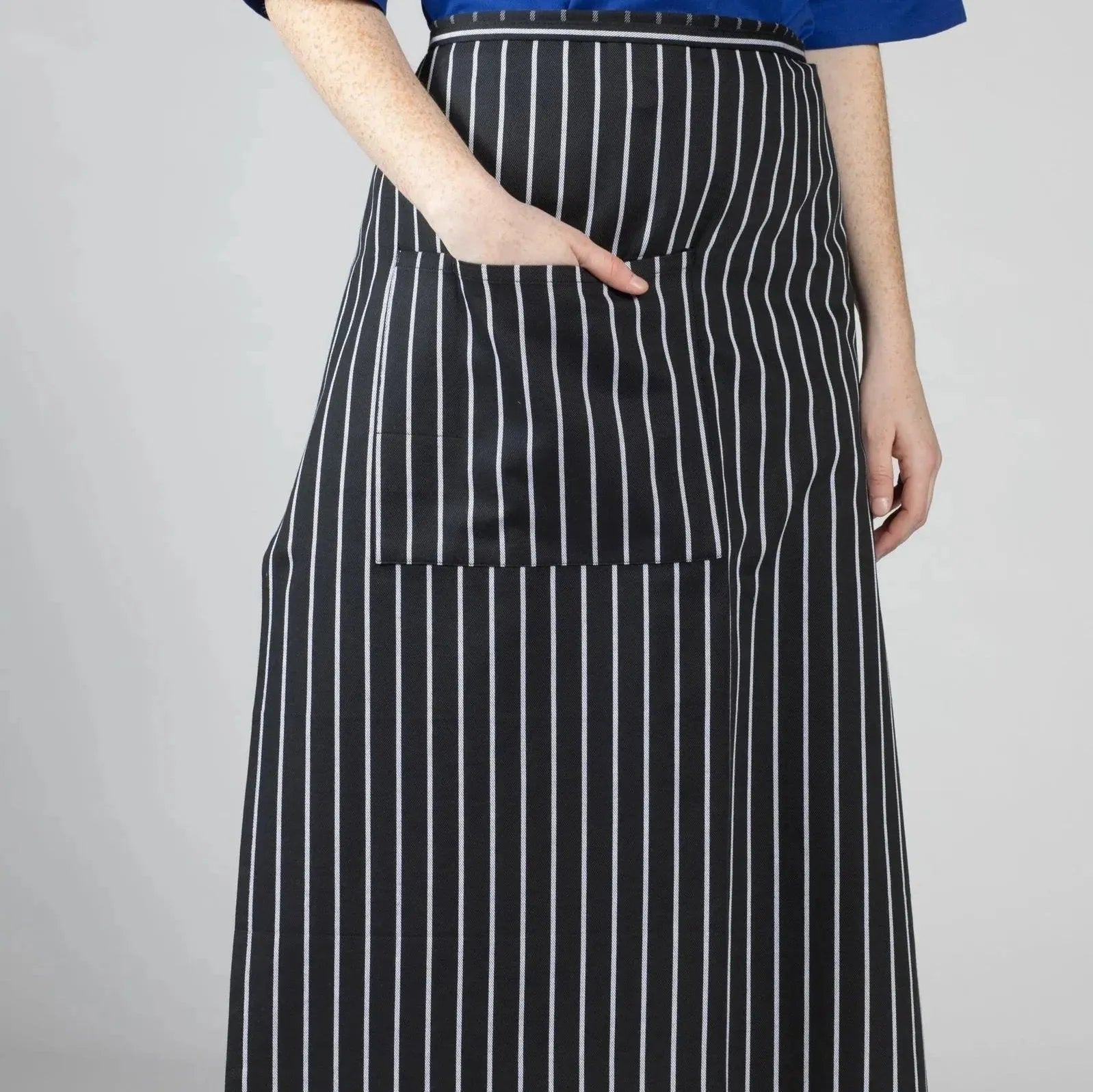 Twill Cotton Blend Full Bistro Aprons with one Pocket