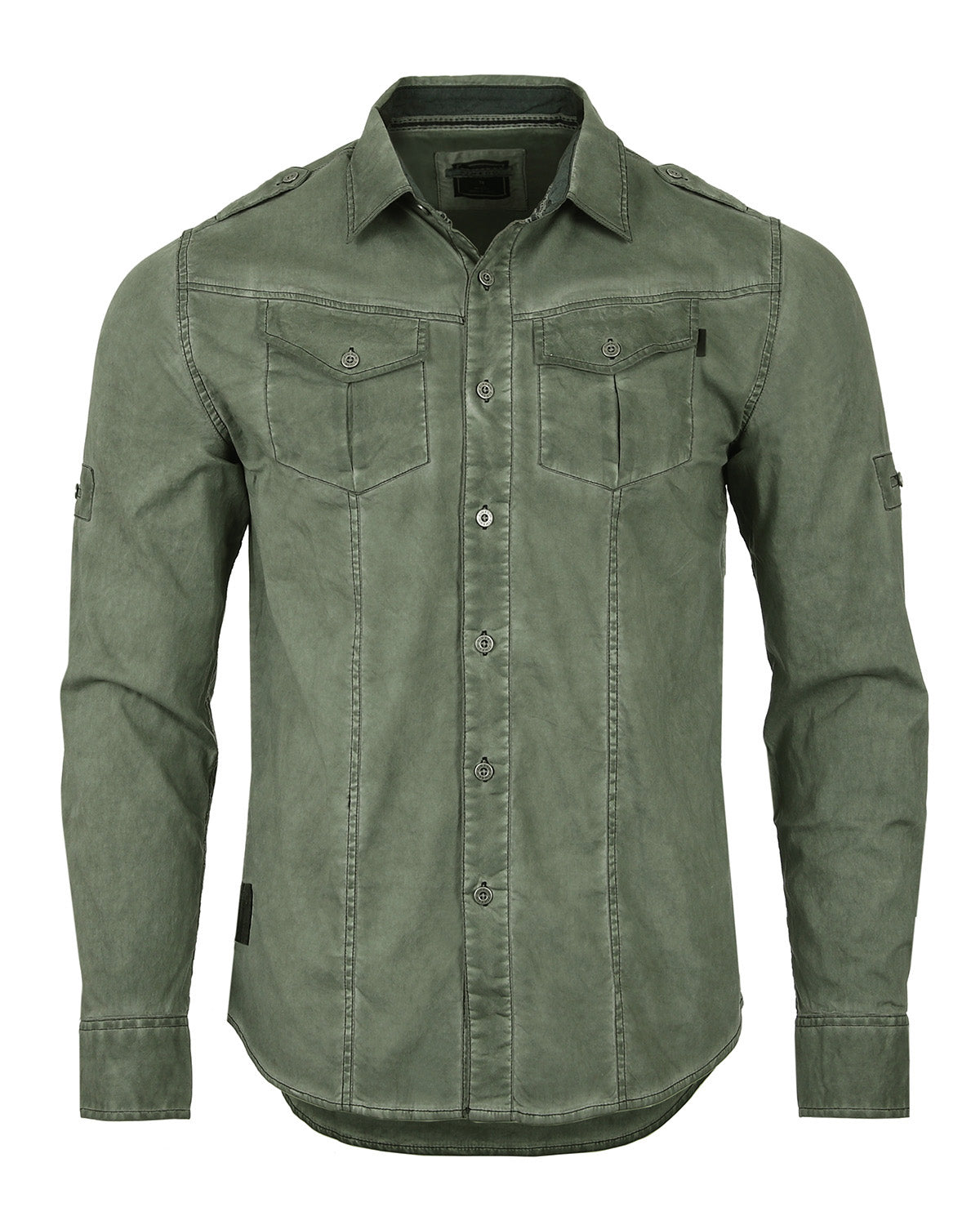 Vintage Wash Rugged Fashion Button Shirts